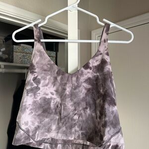 lululemon purple marble align tank